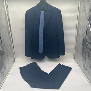 Suit 2 Piece Jacket and Pants, Navy, Slim Fit